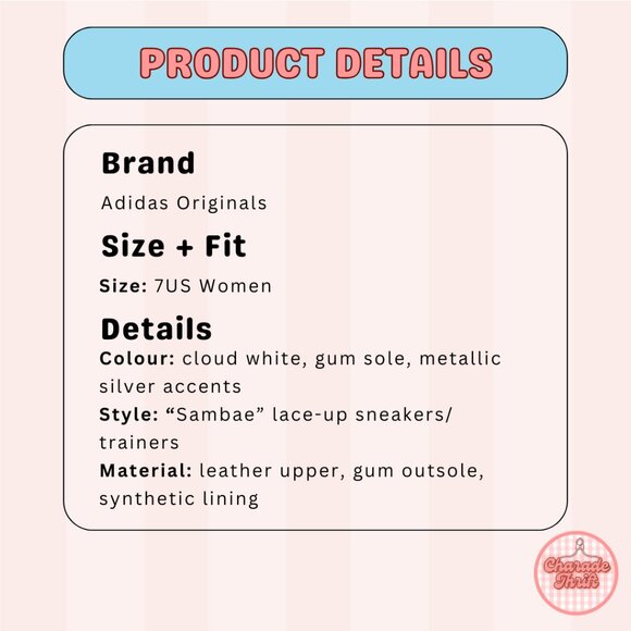 Adidas Originals "Sambae" Sneaker/Trainer - Picture 5 of 5